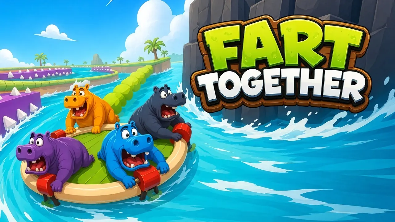 Poster for the official Fart Together demo trailer by GamesMrkt